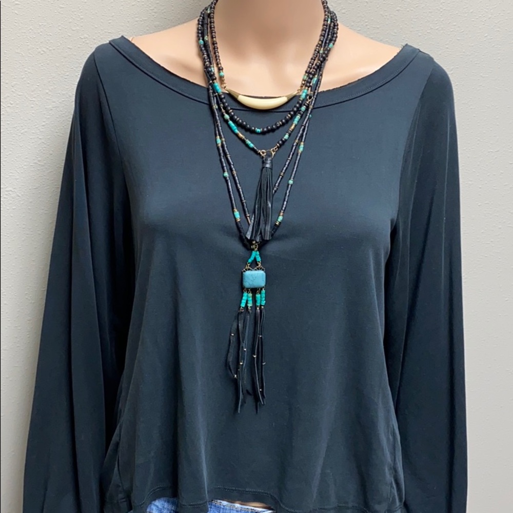 Free People Open back top medium